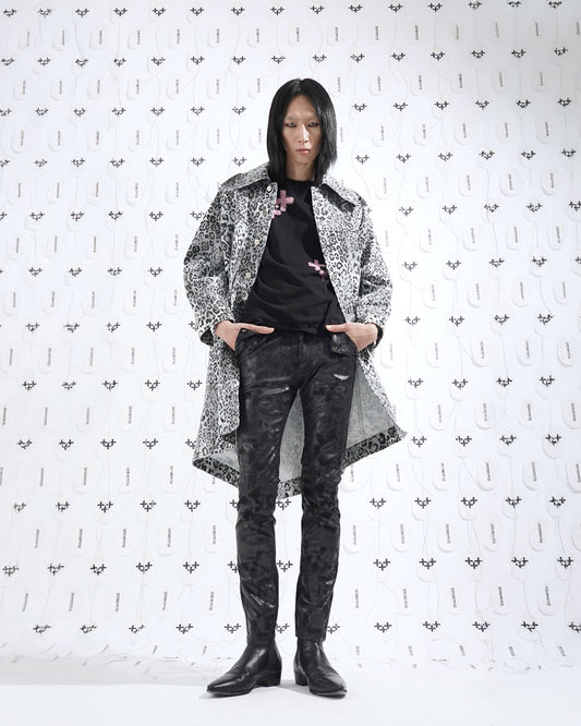 남성 삼각 포켓 스키니 팬츠