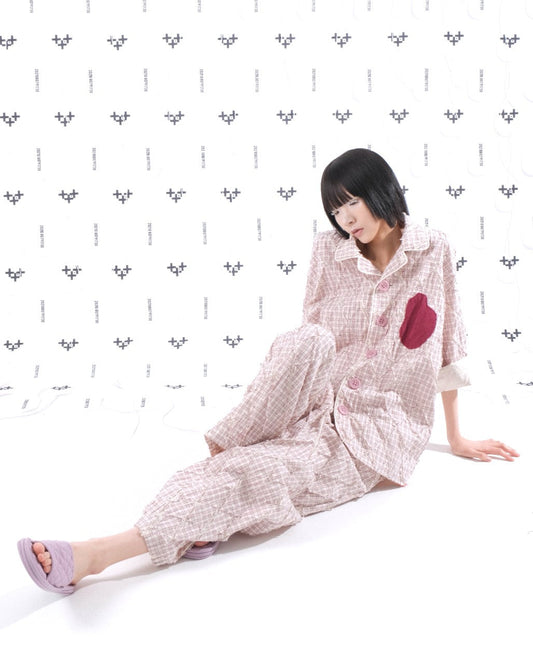 HEART SHAPED PAJAMA PANTS 하트쉐잎드 파자마 팬츠