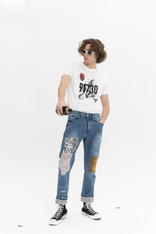 11 PATCHED DENIM PANTS 11 패치드 데님 팬츠