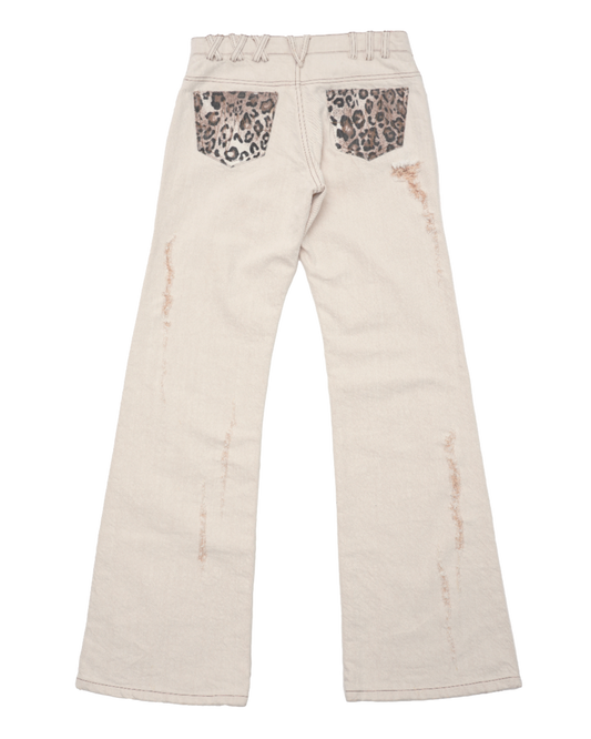 LEOPARD BOOTSCUT PANTS 레오파드 부츠컷 팬츠