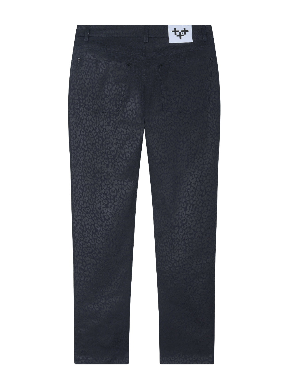 LEOPARD SLIM STRAIGHT PANTS 레오파드 슬림 스트레이트 팬츠