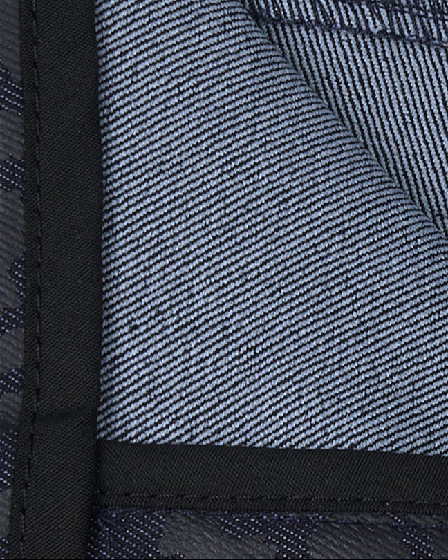 레오파드 프린트 슬림 스트레이트 팬츠