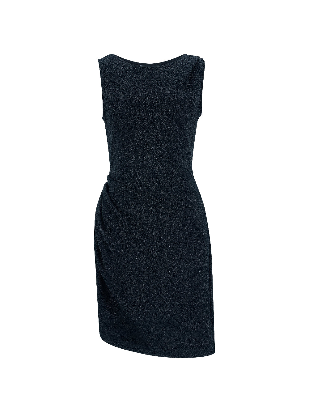 PEARL DRAPE DRESS MINI BLACK 펄 드레이프 드레스 미니 블랙