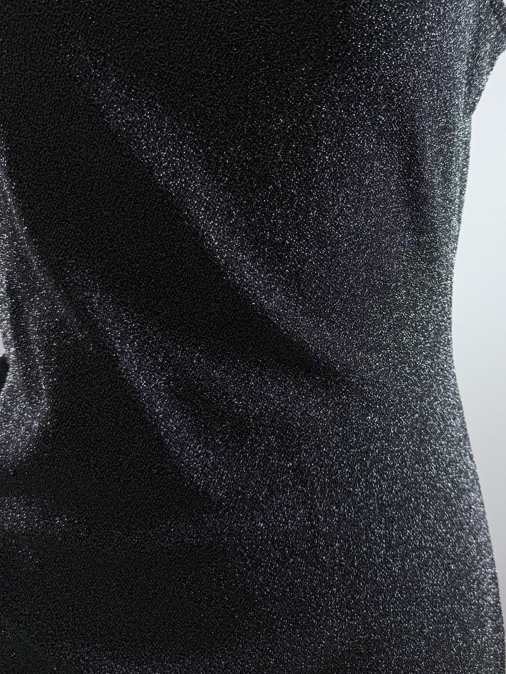 LONG PEARL DRAPE DRESS BLACK 롱 펄 드레이프 드레스 블랙