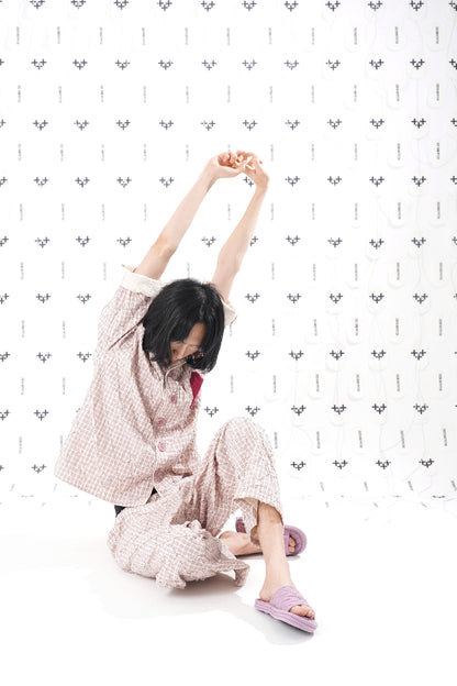 HEART SHAPED PAJAMA PANTS 하트쉐잎드 파자마 팬츠