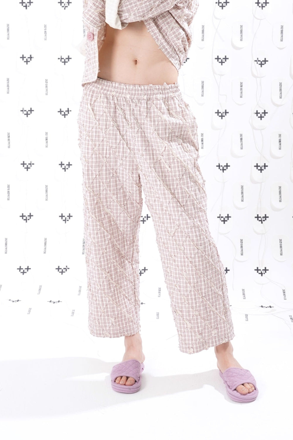 HEART SHAPED PAJAMA PANTS 하트쉐잎드 파자마 팬츠
