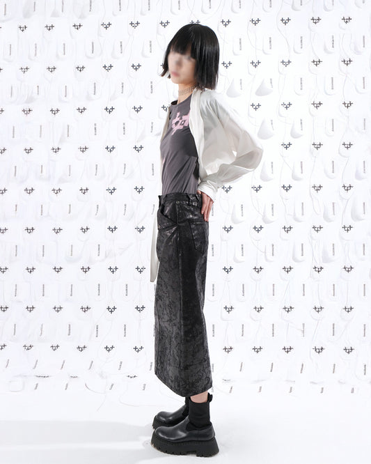 삼각 포켓 스커트