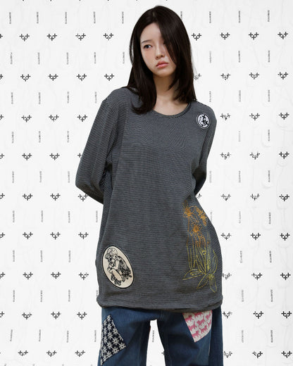 베이비 커트 롱 슬리브 티셔츠