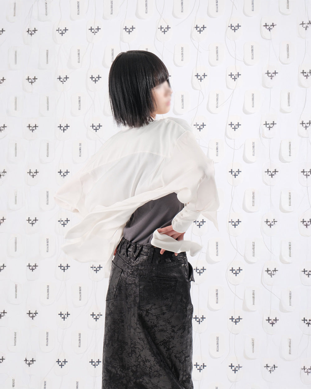 삼각 포켓 스커트