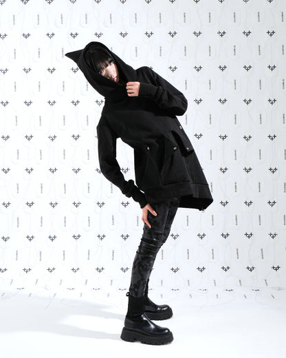 블랙 위자드 후디