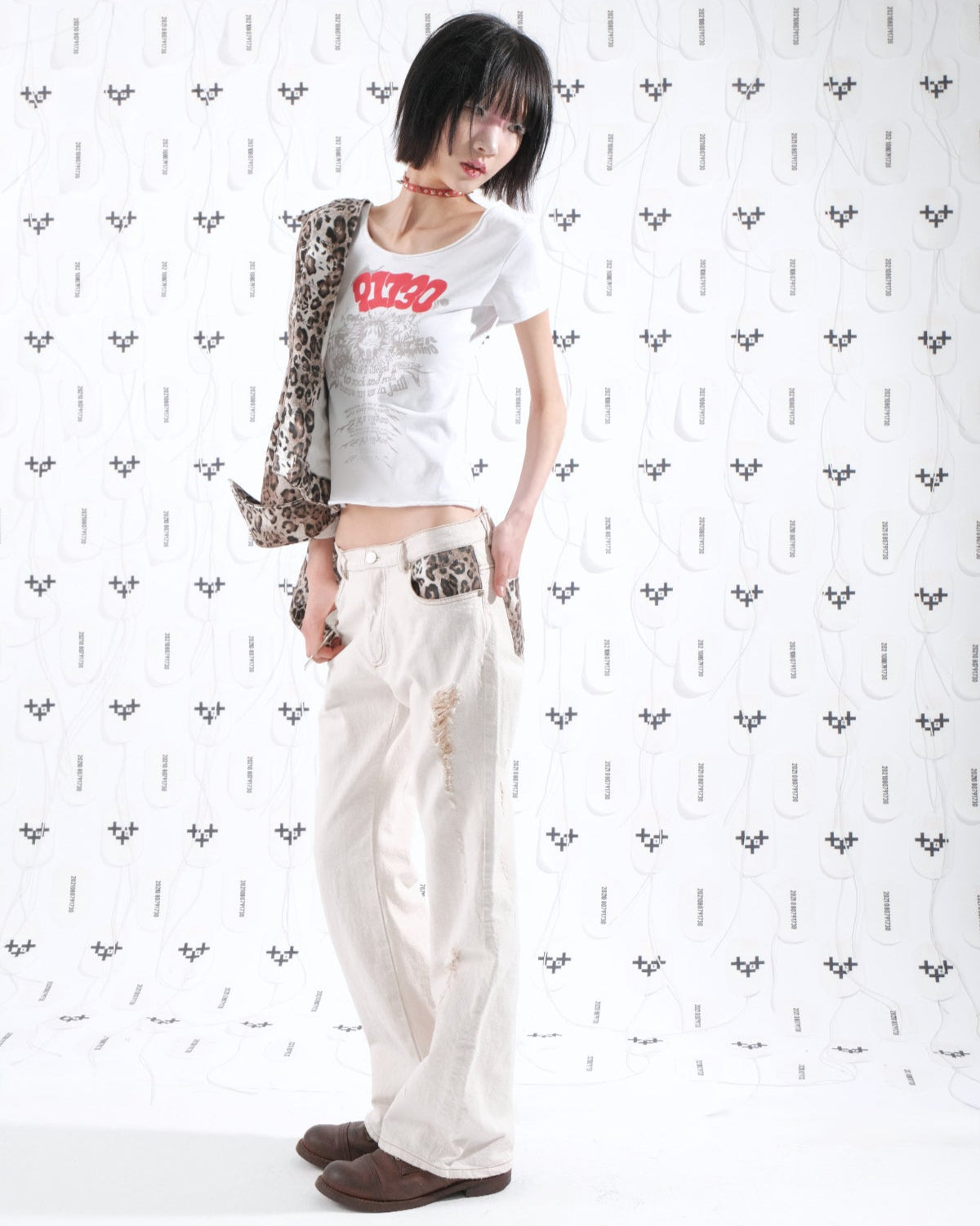 LEOPARD BOOTSCUT PANTS 레오파드 부츠컷 팬츠
