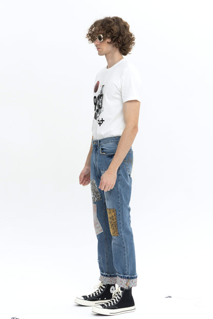 11 PATCHED DENIM PANTS 11 패치드 데님 팬츠