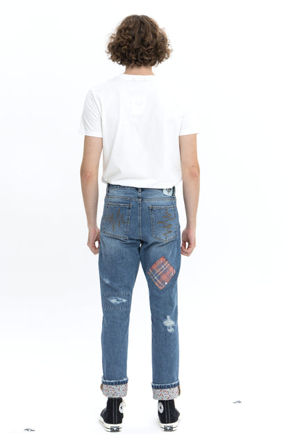 11 PATCHED DENIM PANTS 11 패치드 데님 팬츠