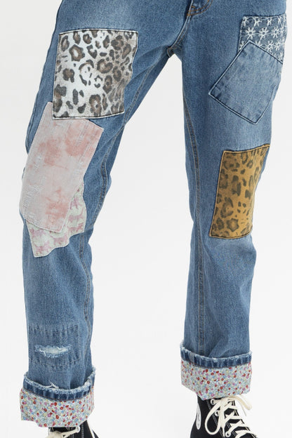 11 PATCHED DENIM PANTS 11 패치드 데님 팬츠