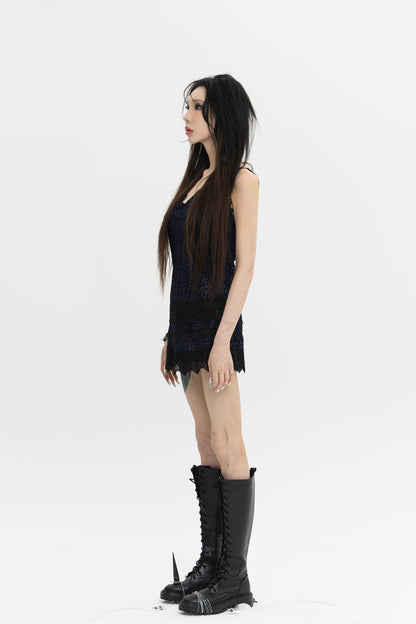 LEOPARD SLEEVELESS ONE PIECE DRESS 레오파드 슬리브리스 원피스 드레스