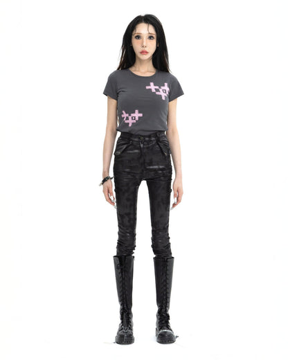 TRIANGLE POCKET SKINNY PANTS WOMEN 여성 삼각 포켓 스키니 팬츠