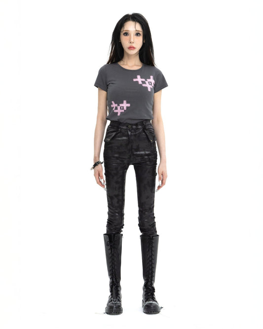 TRIANGLE POCKET SKINNY PANTS WOMEN 여성 삼각 포켓 스키니 팬츠