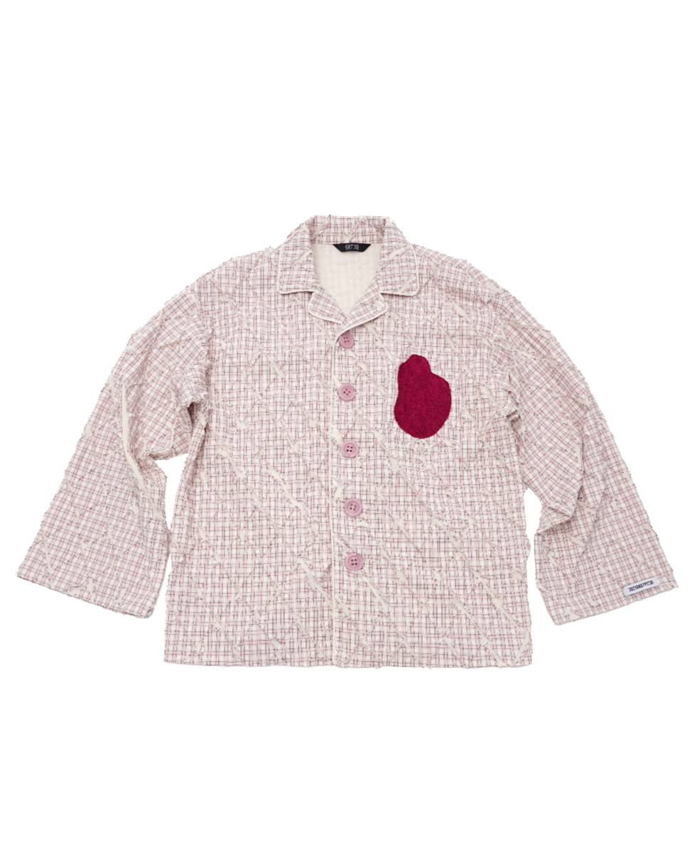 HEART SHAPED PAJAMA TOP 하트쉐잎드 파자마 탑