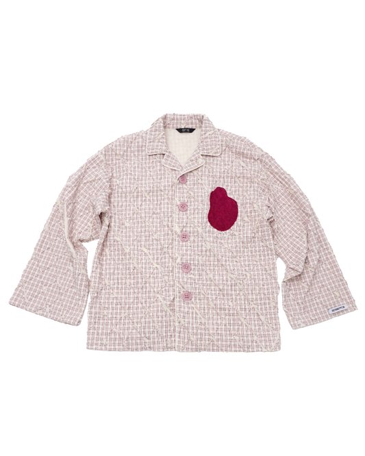 HEART SHAPED PAJAMA TOP 하트쉐잎드 파자마 탑