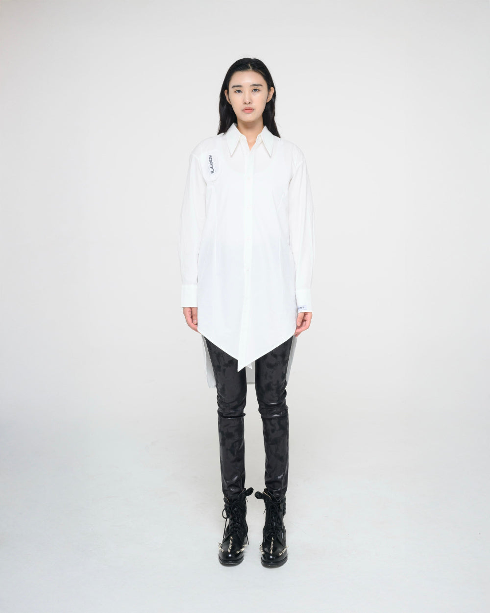 W 91730 HIDDEN TULIP SHIRTS 여성 히든 튤립 셔츠