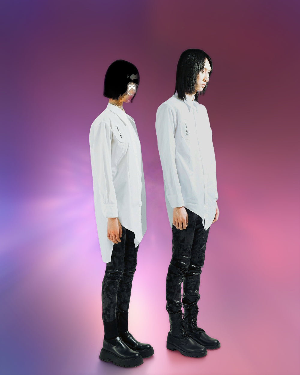 여성 히든 튤립 셔츠