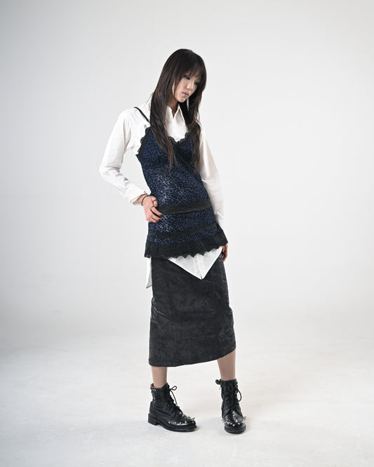 TRIANGULAR POCKET SKIRT