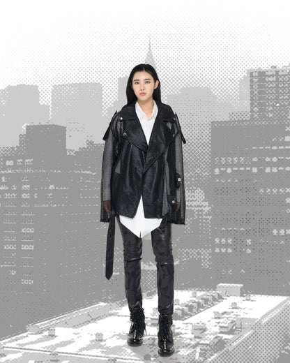 메쉬 라이더 자켓