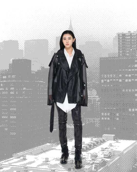 메쉬 라이더 자켓