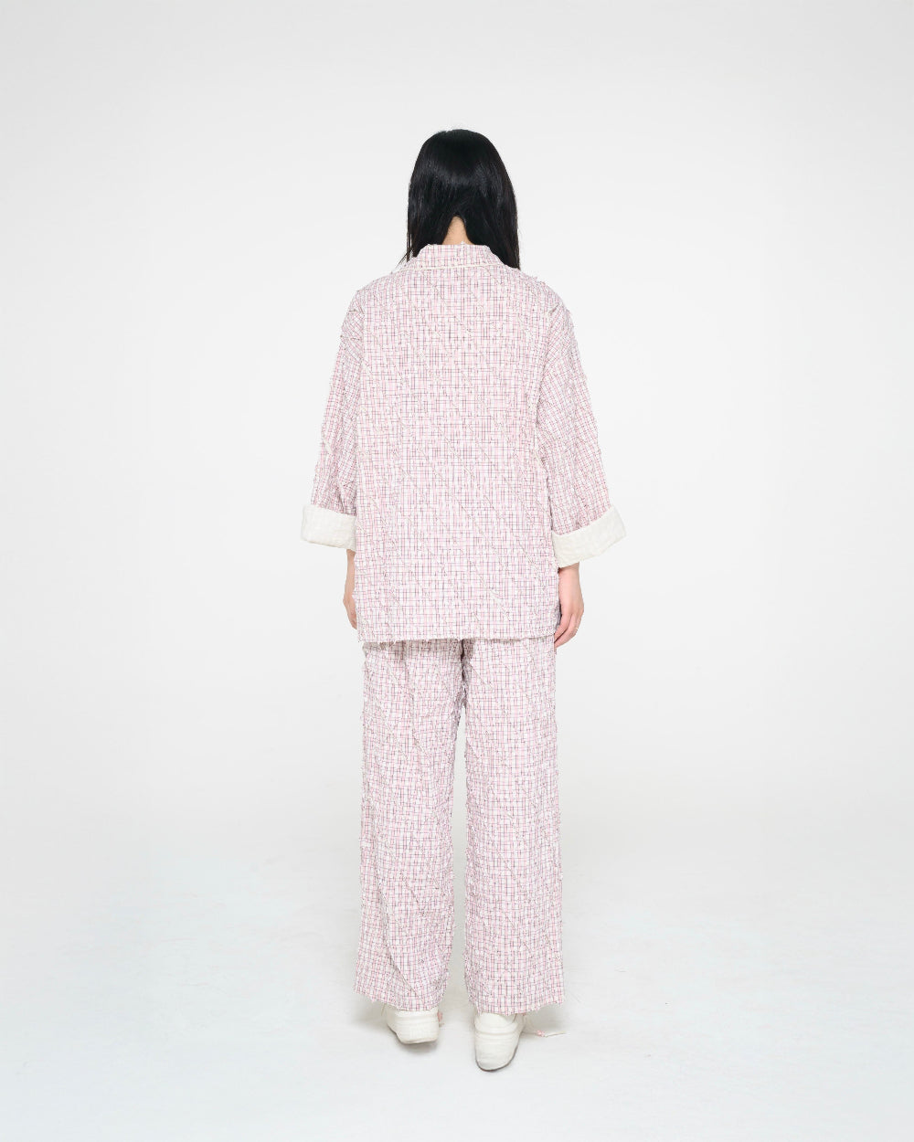 HEART SHAPED PAJAMA TOP 하트쉐잎드 파자마 탑