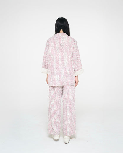 HEART SHAPED PAJAMA TOP 하트쉐잎드 파자마 탑