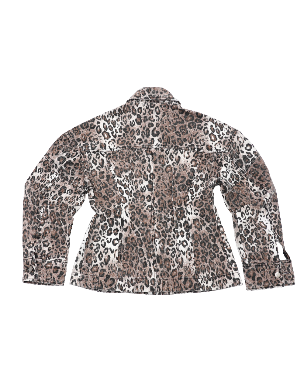 LEOPARD HOURGLASS DENIM JACKET 레오파드 아워글래스 자켓