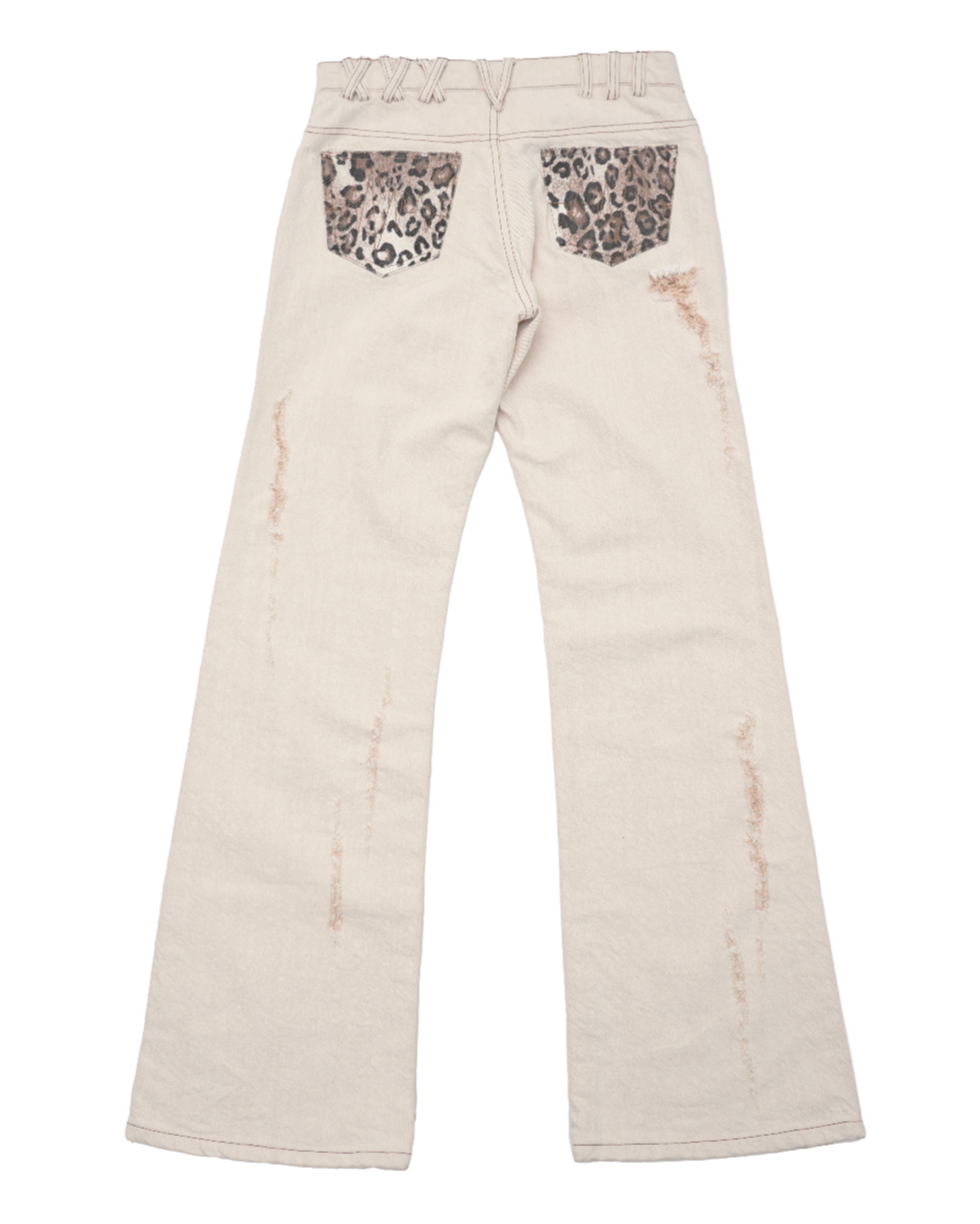 LEOPARD BOOTSCUT PANTS 레오파드 부츠컷 팬츠