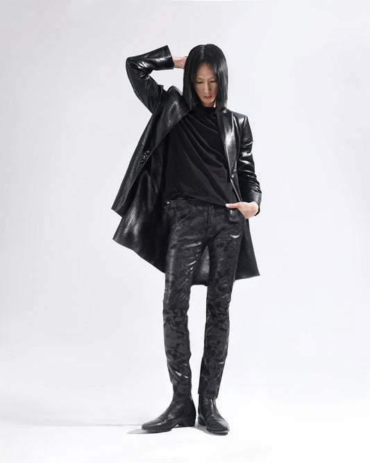 TRIANGULAR SKINNY PANTS MEN
