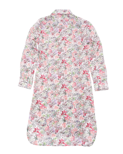 LONG FLOWER SHIRTS 롱 쉬폰 셔츠