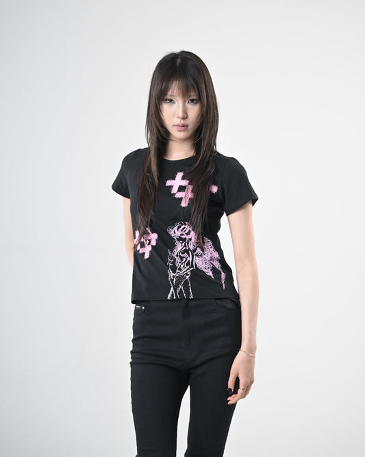 ANGEL NOIR SLIM T-SHIRTS