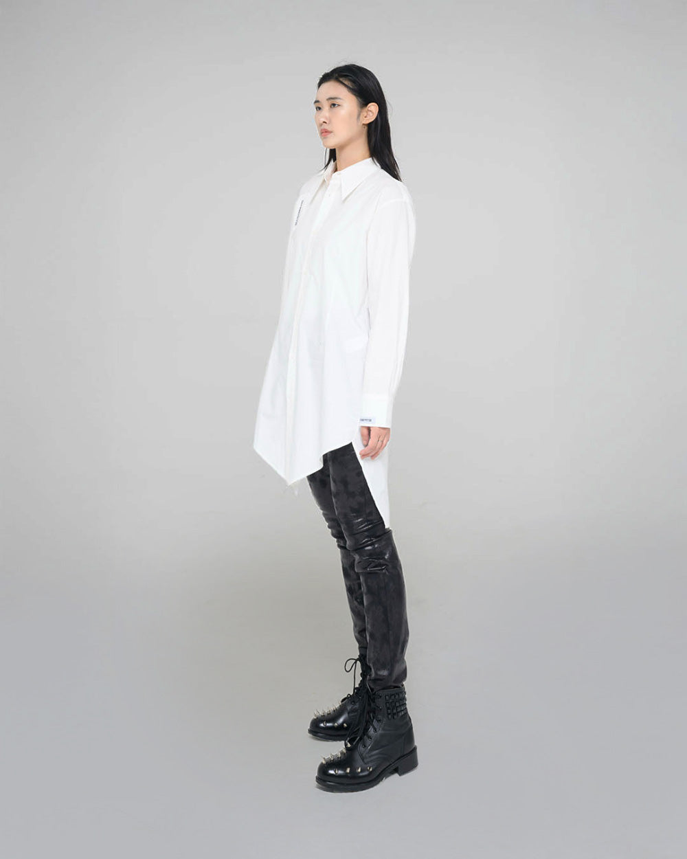 여성 히든 튤립 셔츠