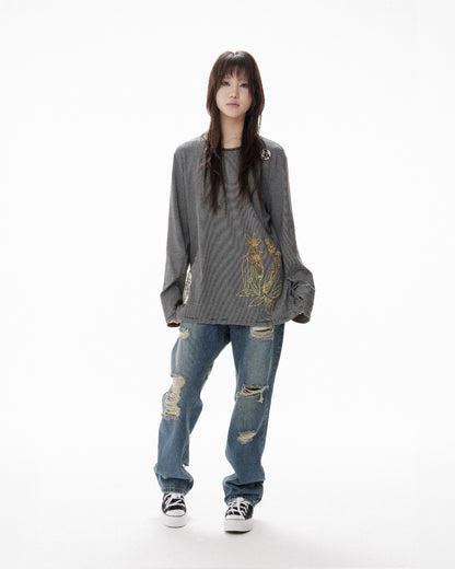 18 DAMAGE DENIM PANTS