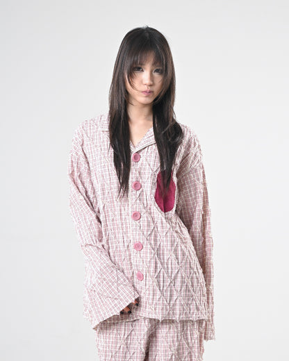 HEART SHAPED PAJAMA TOP