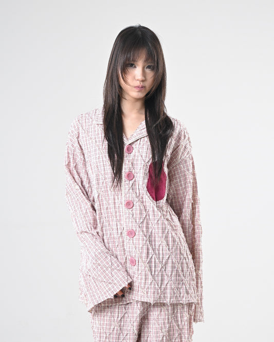 HEART SHAPED PAJAMA TOP
