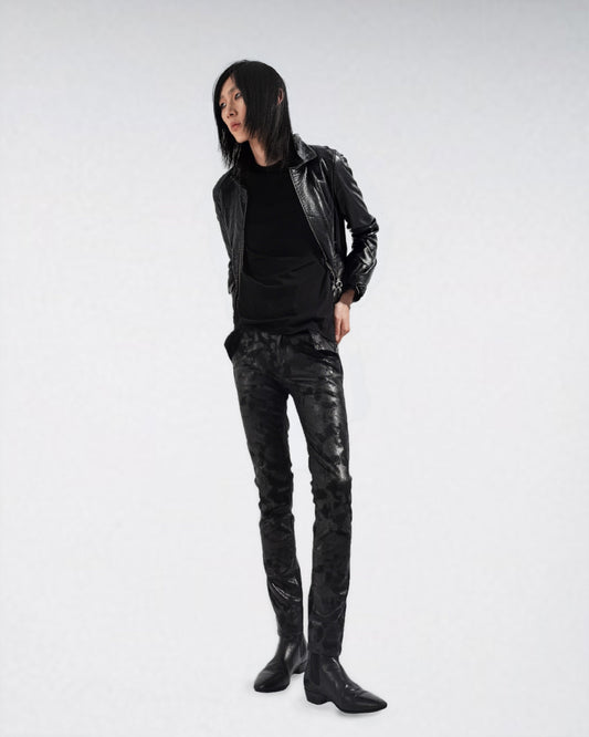 TRIANGULAR SKINNY PANTS MEN