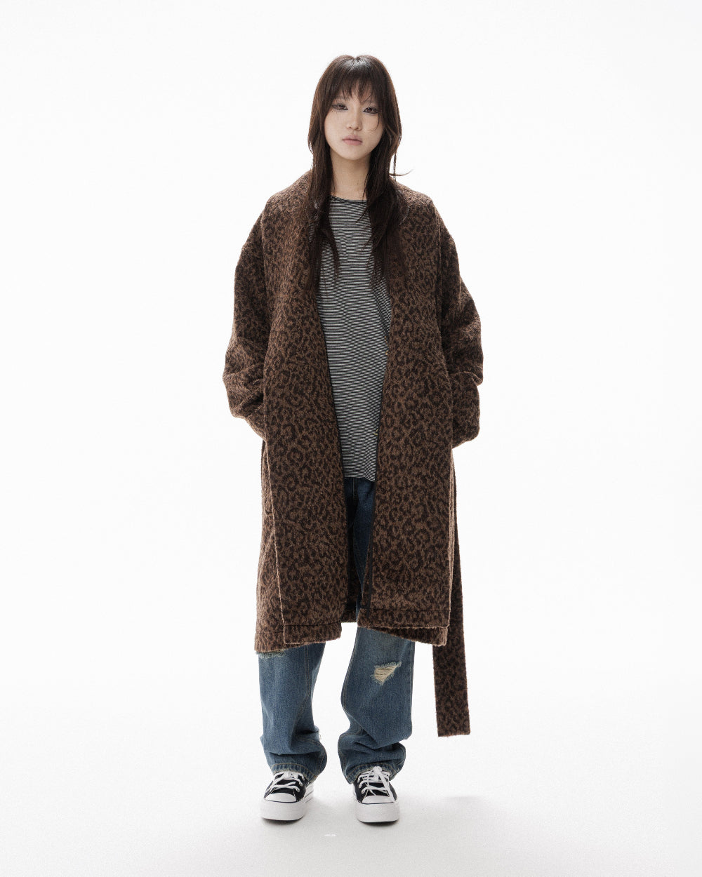LEOPARD ROBE COAT