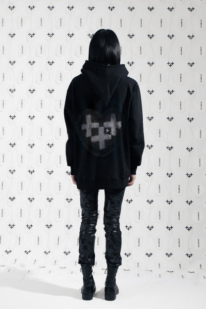 GOBLIN MESH HEART HOODY 고블린 메쉬 하트 후디