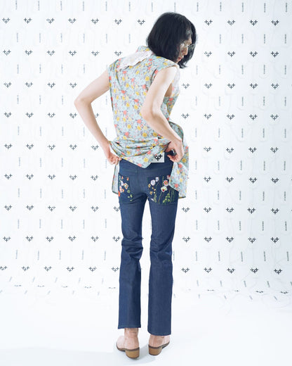 FLOWER BOOTSCUT PANTS  플라워 부츠컷 팬츠