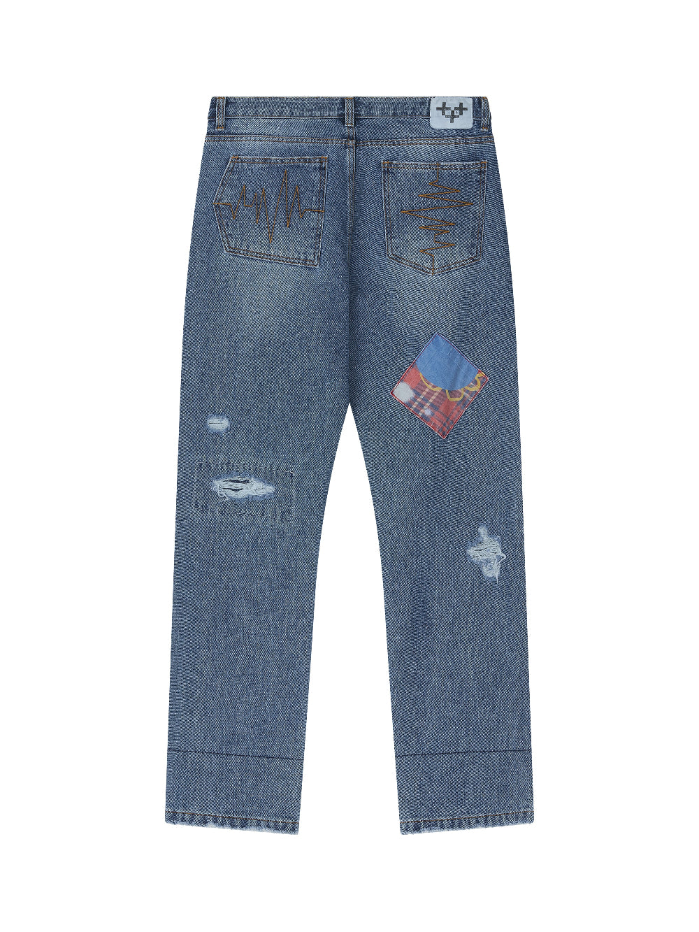 11 PATCHED DENIM PANTS 11 패치드 데님 팬츠