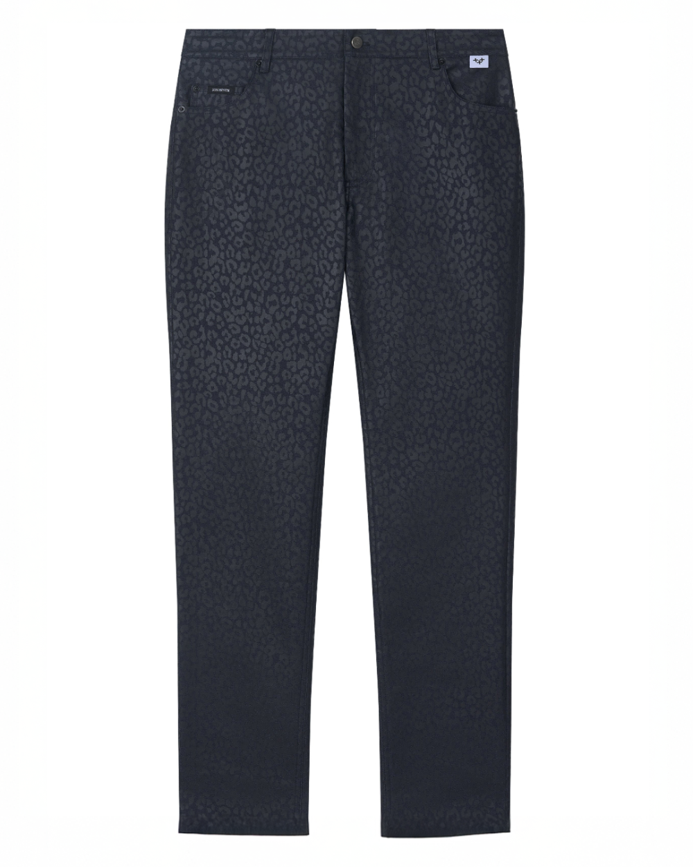 LEOPARD SLIM STRAIGHT PANTS 레오파드 슬림 스트레이트 팬츠