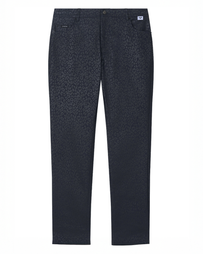 LEOPARD SLIM STRAIGHT PANTS 레오파드 슬림 스트레이트 팬츠