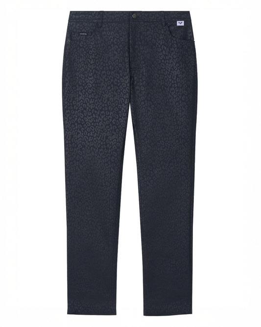 LEOPARD SLIM STRAIGHT PANTS 레오파드 슬림 스트레이트 팬츠