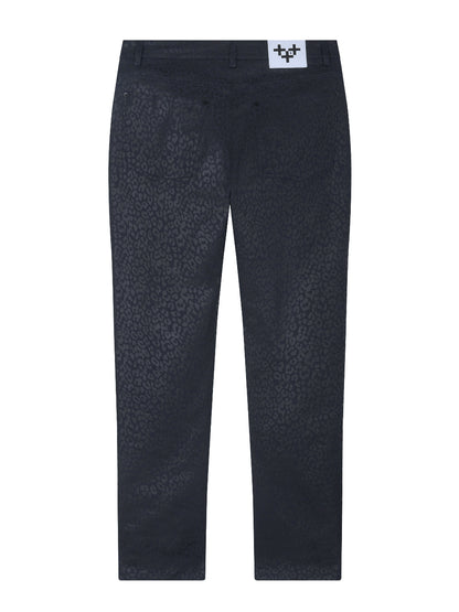 LEOPARD SLIM STRAIGHT PANTS 레오파드 슬림 스트레이트 팬츠