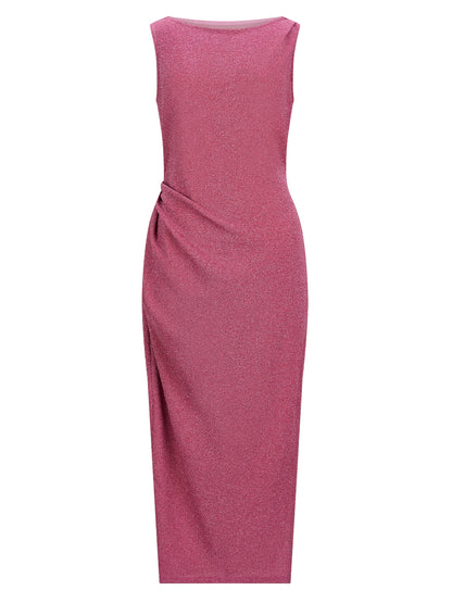 [LIMITED] PEARL DRAPE DRESSES WITH SHORT SLIT 짧은 절개 펄 드레이프 드레스