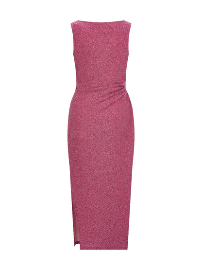 [LIMITED] PEARL DRAPE DRESSES WITH SHORT SLIT 짧은 절개 펄 드레이프 드레스